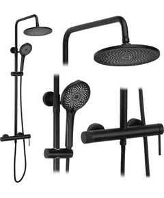 Rea Sanitary Zestaw natryskowy Rea Foss Clif Czarny