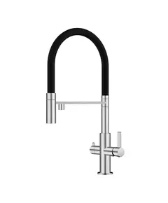 HELIKA (AQUASANITA) Akvaduo TAP 7763-002 virtuves ūdens maisītājs filtrētam ūdenim, Цвет: Нержавеющая сталь