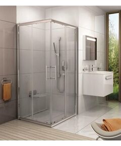 Kvadrāta dušas kabīne (stūris) RAVAK X-Point XP3RV2-90, 90x90x190cm, bez paliktņa