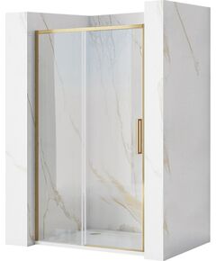 Rea Sanitary Drzwi Prysznicowe Przesuwne REA Rapid Slide 150 Złote Szczotkowane