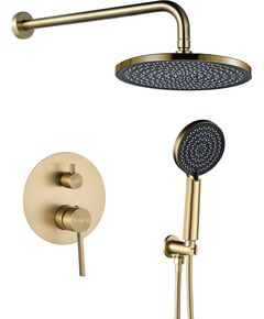 Rea Sanitary Zestaw natryskowy podtynkowy Rea Foster Złoty Szczotkowany + BOX