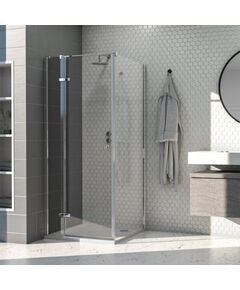 Aqualux  Dušo kabina AQUALUX Hinged DW 90x80, kairinė