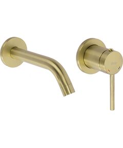 Rea Sanitary Bateria Umywalkowa Podtynkowa Rea Clif Złota Szczotkowana