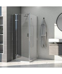Aqualux  Dušo kabina AQUALUX Hinged DW 90x100, kairinė