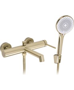 Rea Sanitary Bateria wannowa Rea Foss Złoty Szczotkowany