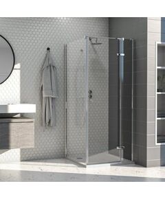 Aqualux  Dušo kabina AQUALUX Hinged DW 90x90, dešininė