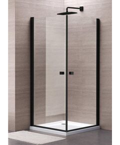 City Dušo kabina MESINA Black DD 90x90