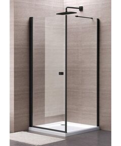 City Dušo kabina MESINA Black DW 90x90