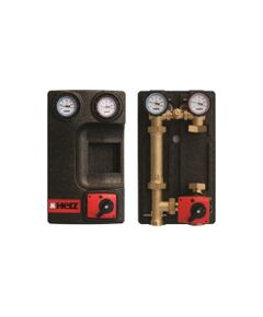 Sūkņu grupa ar 3-ceļu v.+NR bez sūkņa Dn 25, Kvs10