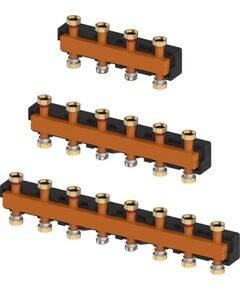Отопит. коллектор, 2 конт., с изоляц. Dn25 (≤70kW)