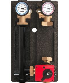 Sūkņu grupa MIX ar 3-ceļu v. bez sūkņa Dn25, Kvs10