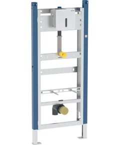 Geberit iebūvējamais rāmis pisuāram Duofix Basic, 500x175 mm, h=1300 mm, ar matētu hroma sensora taustiņu, a