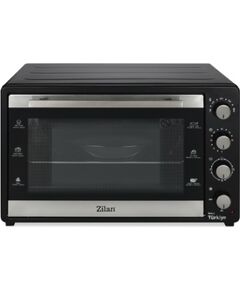 Zilan ZLN 3480 elektriskā cepeškrāsns ar ventilatoru, 2500 W jauda, 80 L ietilpība, taimeris