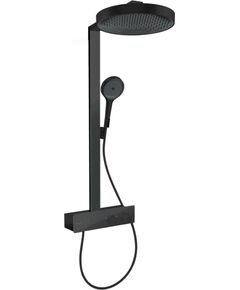 Hansgrohe Rainfinity 360 dušas sistema ar ShowerTablet 350 termostatu, matēta melna - gab.