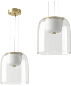 Toolight LAMPA WISZĄCA LED APP1689-1PC A Złota