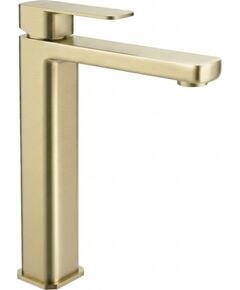 Rea Sanitary Bateria umywalkowa Rea Arlo Złota Szczotkowana Wysoka