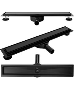 Rea Sanitary Odpływ Liniowy REA PURE NEO PRO czarny 100