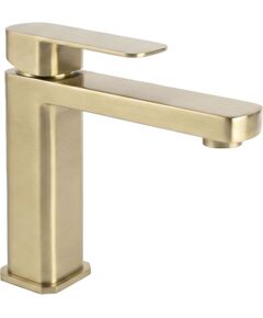 Rea Sanitary Bateria umywalkowa Rea Arlo Złota Szczotkowana Niska