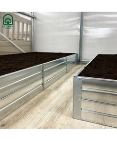 Paaugstinātā dārza dobe Klasika Garden 1500x500x200mm, cinkota;