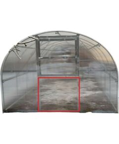 Papildus durvis siltumnīcai BALTIC LT 100 x 100 cm, bez pārklājuma