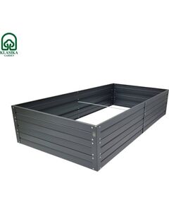 Paaugstinātā dārza dobe Klasika Garden 1500x750x300mm, krāsota RAL7016