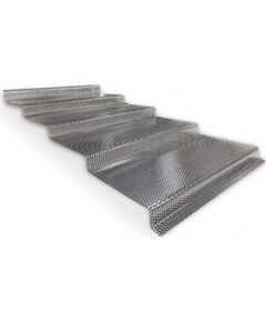 Профилированный лист поликарбоната DIAMOND TILE EFFECT 2.8 мм 0,954x2m, серый