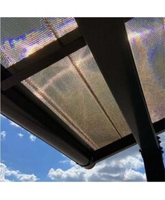 Профилированный лист поликарбоната DIAMOND TILE EFFECT 2.8 мм 0,954x2m, бронзовый