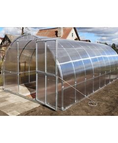 Siltumnīca KLASIKA TUBE 3x4m (12m2) ar pamatiem un 4mm polikarbonāta pārklājumu; 4779037491568