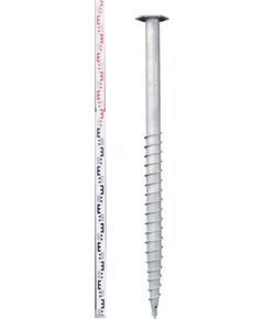 Skrūvpālis M 76X1400X3,0mm M18 HDG