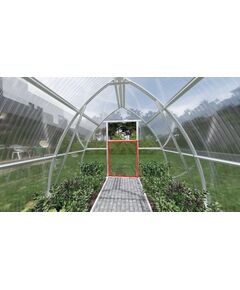 Papildus durvis siltumnīcai KLASIKA ARROW 900x1230mm, bez pārklājuma