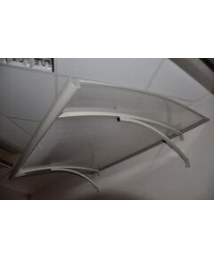 Jumtiņš STARKEDACH L-160, gaiši pelēks/caurspīdīgs, 160x100x25cm;