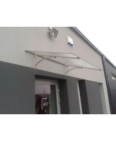 Jumtiņš STARKEDACH T-160, gaiši pelēks/caurspīdīgs, 160x100x30cm;