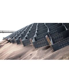 Георешетка для стабилизации грунта и укрепления откосов 70мм 2,46х6,1м (15м2), Размер ячейки 203х246мм