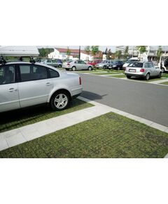 Решетка для газона, 49,2x49,2x3,9 см, черная;