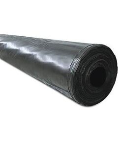 Пленка полиэтиленовая черная, ширина 6м, толщина 200мкр, в рулоне 60м (сертификат CE)