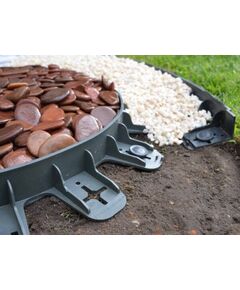 Бордюры для газона 800х80х45мм; зеленый