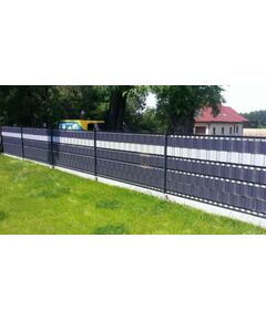 Žoga lamile MIKKO Economy 4,75x3500cm (450 g/m2) RAL7016, tumši pelēka + 28 gab. turētāji