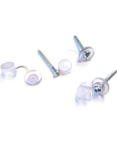 Саморезы крепежные с прокладкой и заглушкой по дереву 4,5х45мм, 100 шт. / Упак