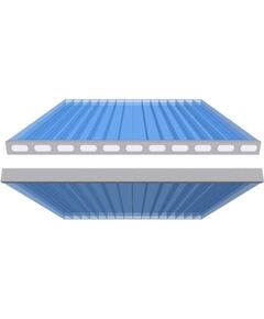 Лента для поликарбоната с фильтрующим геотекстилем 38мм