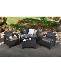 Dārza mēbeļu komplekts KETER Corfu set grafīta pelēks