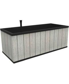 KETER Sequoia Duotech Large puķu pods, pelēks