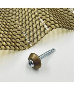 Stiprinājuma skrūves metālam ar starpliku (bronza) MK PC DIAMONDS 5x40mm, 50 gab/iepak.