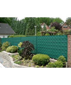 Žoga lamile MIKKO Economy 4,75x3500cm (450 g/m2) RAL6005, zaļa + 28 gab. turētāji