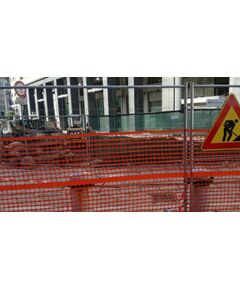 LABOR Norobežojuma aizsargsiets, oranžs, 1,80x50 m