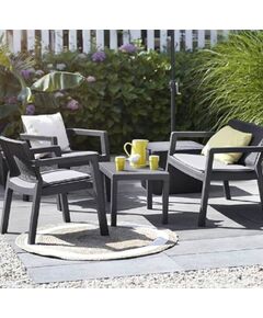 Āra mēbeļu komplekts KETER EMILY, pelēks