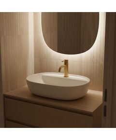 Rea Sanitary Umywalka Nablatowa REA Aura 51 White Matt