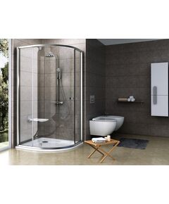 RAVAK dušas stūris Pivot PSKK3-90, 90x90 satīns/caurspīdīgs stikls