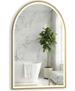 Rea Sanitary LUSTRO ŚCIENNE LED 60x100cm DART GOLD