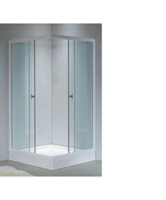 Gotland Душевой уголок  Gotland Eco 80x80x195cm, мелкий (12 cm) поддон, квадрат