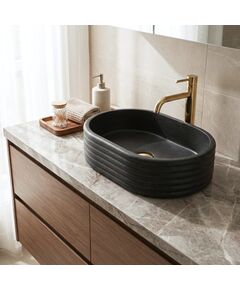 Rea Sanitary Umywalka nablatowa Rea Nicoletta Black